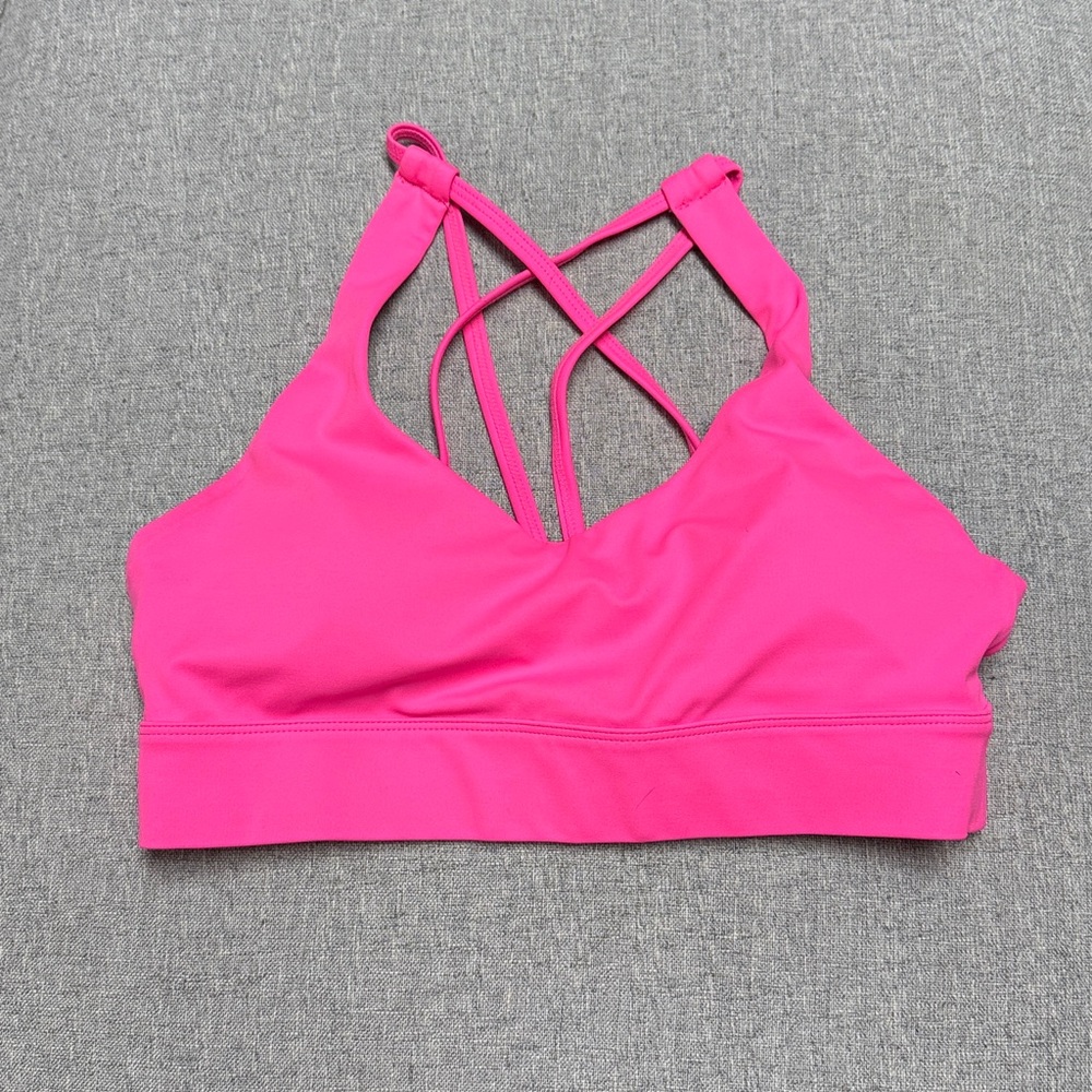 Zyia Active Pink light n Tight Strappy Sports Bra